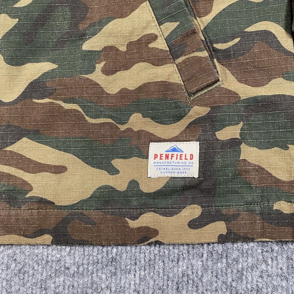 Penfield Woodland Ripstop Camo Long Sleeve Snap Shirt Mens Small Shacket - Picture 4 of 9